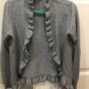 Gray cardigan
